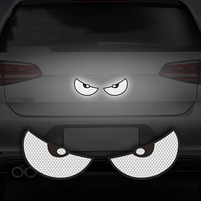 Sticker Voiture - EyeAlert™ - Blanc