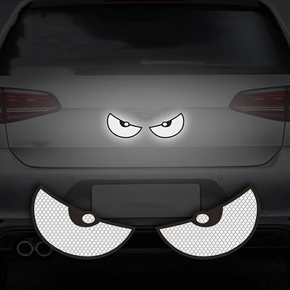 Sticker Voiture - EyeAlert™ - Blanc